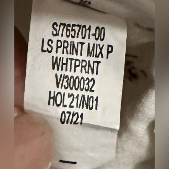 Old Navy Long Sleeve Printed Poet Swing Blouse XL Pre-owned - Picture 7 of 7